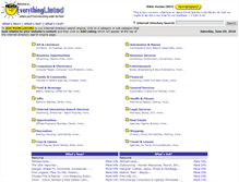 Tablet Screenshot of everythinglisted.com